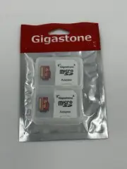 Gigastone Micro SD 128 GB With Adapter 2PK NEW In Package
