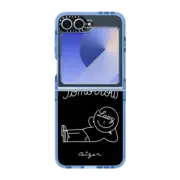 Galaxy Z Flip6 Impact Case Call Back Tomorrow (Black) By Ceizer