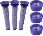 3pcs Filter Kits for DYSON V7 (SV11, SV37) & V8 (SV10, SV25) Vacuum Cleaners