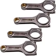 maXpeedingrods Connecting Rods for Toyota 4E-FTE 1.3L Engine, for Toyota Starlet GT Turbo Glanza and More with 5/16" ARP 2000 Bolts
