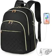 Backpack for Women Lightweight Travel Backpack Laptop Backpack 15.6 Inch Waterproof School Backpack Casual Daypack TSA Friendly Backpack