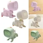 Digital Alarm Clock Cute Kids Desk Clock Bedside Table Watch Dinosaur Alarm