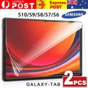 For Samsung Galaxy Tab S10 S9 FE S8 S7 A7 A8 Ultra Plus + Screen Protector Film