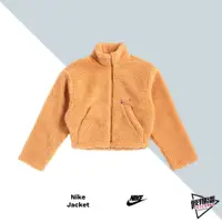 在飛比找蝦皮商城優惠-NIKE NSW SWOOSH 短版 毛毛 外套 毛絨 女款