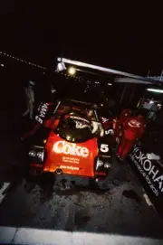 Hans Joachim Stuck James Weaver Bob Akin Porsche 962 makes a pitst- Old Photo
