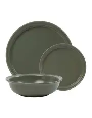 [Salt&Pepper] Helm Dinner Set 12 Pieces in Green