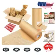 Eco-Friendly 15" x 400' Honeycomb Packing Paper - Perfect for Moving & Shipping