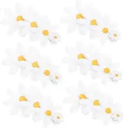 Gogogmee 40PCS Daisy Embroidered Iron Patches Cute Flower Appliques for DIY Clothing Decoration for Jeans Jackets Shirts and Phone Cases Strong Adhesion Easy Application