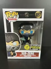 Funko Pop! Movies 1057 Sub-Zero GITD Entertainment Earth Exclusive Mortal Kombat