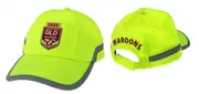 State Of Origin QLD Maroons NRL Hi Vis Fluro Work Cap