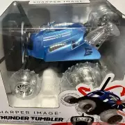 Sharper Image Thunder Tumbler Remote Control 360° Spinning Car Blue