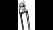 Drag Black Springer Fork Assembly +2in for Harley Softail Springer 88-06