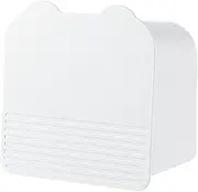 Wall Mounted Storage Box - Organiser for Sanitary Napkins, Tampon and Sanitary Pads Holder in the Bathroom, Hinged Organiser with Double Grid and Dustproof Lid