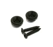 (2) Black Vintage Style Round Guitar String Guides/Trees for Tele® AP-0730-003