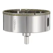 Diamond Hole Saw 3-15/16"(100mm) Tile Drilling Tool with Guiding Drill Bit