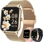 Smart Watch for Women Men Fitness: (Make/Answer Call) Bluetooth Smartwatch for A