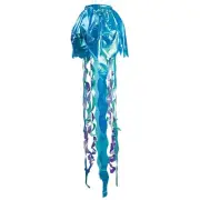 50-inch Blue Iridescent Jellyfish 3D Windsock #5259