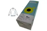 Mens Pure Merino Wool 1/4 Zip Long Sleeve Polo Neck Thermal Top Warm Thermals - Black - X-Small