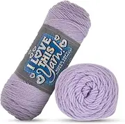 I Love This Yarn Medium Yarn 252 Yards Soft Acrylic & Metallic Polyester - Crocheting, Knitting, Blankets, Hats & More