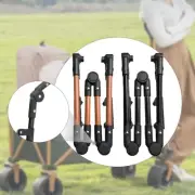 Folding Wagon Push Handle Adjustable Easy to Install Foldable Trolley Handle