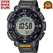 CASIO PRO TREK PRG-340-3JF Green Tough Solar Compass Outdoor Digital Men Watch