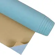 CRE8TIVE Baby Blue Felt Fabric Peel and Stick Wallpaper for Bedroom Flocking Cloth Wallpaper Contact Paper Self Adhesive for Jewelry Box Velvet Drawer Liners Vinyl Wrap for Furniture 30cm x 200cm