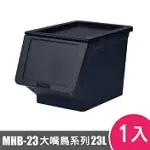 樹德SHUTER大嘴鳥收納箱23L MHB-23 1入黑