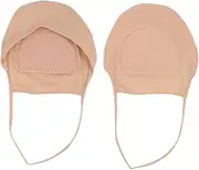 GRADENEVE 3 Pairs Invisible Garter Pads Show Half Socks Foot Toe Cushion High Heels Socks Seamless Socks Womens No Show Toe Sock Womens Lifting Straps Socks Shallow Mouth Socks Nylon, As Shown,