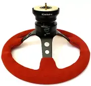 NRG SHORT HUB QUICK RELEASE STEERING WHEEL RRB FOR Nissan Altima MAXIMA 240SX