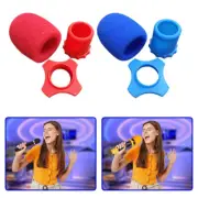 3Pcs Shakeproof Wireless Handheld Microphone Mic Protection Silicone Covers