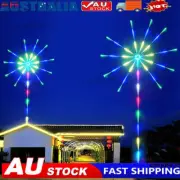 Bluetooth Smart Fireworks LED Light Starburst Christmas Garden Night Lamp Decor﹤