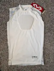 McDavid Hex Sternum Youth Shirt with Chest Protection Pad Boys Baseball Size Med