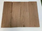 Pack of 4, Black Walnut Lumber Board Cutting Board Blanks 1/2" x 4" x 12"