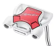 New TaylorMade Golf 2024 Spider Red Putter Double Bend 34" [Lamkin Sink Fit]