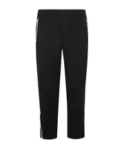 elasticated-waist track pants L black