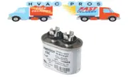 Rheem 43-25134-27 Single Run Oval Capacitor 4MFD, 370 Volt N3