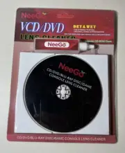 New NeeGo Laser Lens Cleaner CD DVD Blue Ray Dry/Wet System