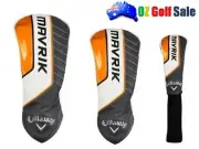 3pcs set Callaway Golf Mavrik Driver Fairway Wood Hybrid Head Cover - #Genuine#