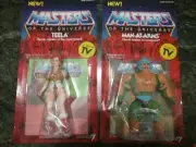 MOTU Vintage WAVE 2 Man-at-Arms & Teela Super 7 S7 He-man Figure Filmation