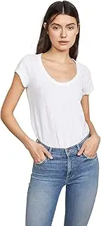 [Velvet by Graham & Spencer] Women's Kira Short Sleeve Scoop Neck Tee Shirt
