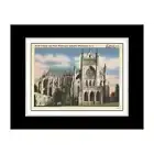 Art Print - Washington DC Postcard - North Transept and porch, Washington Cath