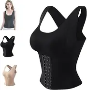 [DYINGZL] 3 in 1 women's corset bra, Brachom corset fat bra, women's corset bra, tummy firming shapewear, button bra shapewear