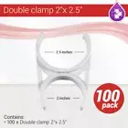100 X Reverse Osmosis Membrane Housing RO DI Clamp 2"x 2.5" Double clamps /Clip