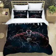 v797 Bed Sheets Cartoon venom printed Bedding Sets exquisite bed supplies set duvet cover bed comforter set bedding set luxury birthday gift 3-Piece B