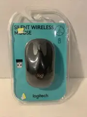 Logitech Silent Wireless Bluetooth Optical Mouse Black