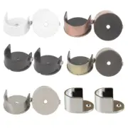 Wall Mount Curtain Support Brackets for 28mm Rods Elegant Designing Pack of 2