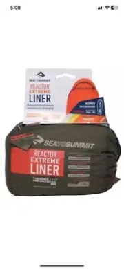Sea To Summit Reactor Extreme Liner Sleeping Bag Mummy with Drawcord Standard