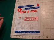 Unused High Grade: SEEK & FIND #1; 1971 DMR. very scarce magazine/book