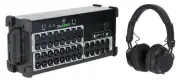 Mackie DL32SE 32-Channel Digital Rack Mixer/Interface+Audio Technica Headphones