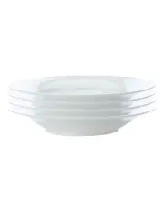 [Maxwell & Williams] Cashmere Rim Soup Bowl 23cm Set of 4 in White